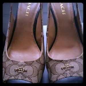 PRICE DROP! Coach Ferry Cork Wedges Fits 8.5 or 9